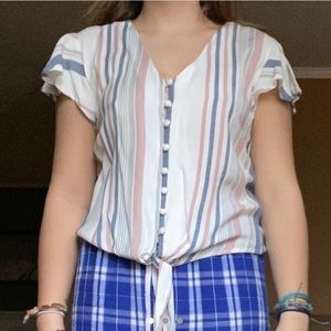 short sleeve blouse